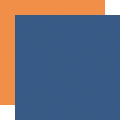 Echo Park Endless Summer Cardstock - Blue/Orange